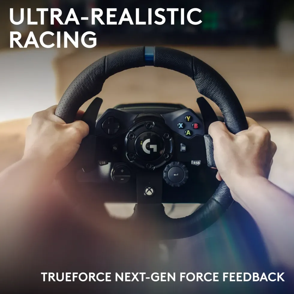 Logitech G 923 Driving Force Ratt til Xbox og PC