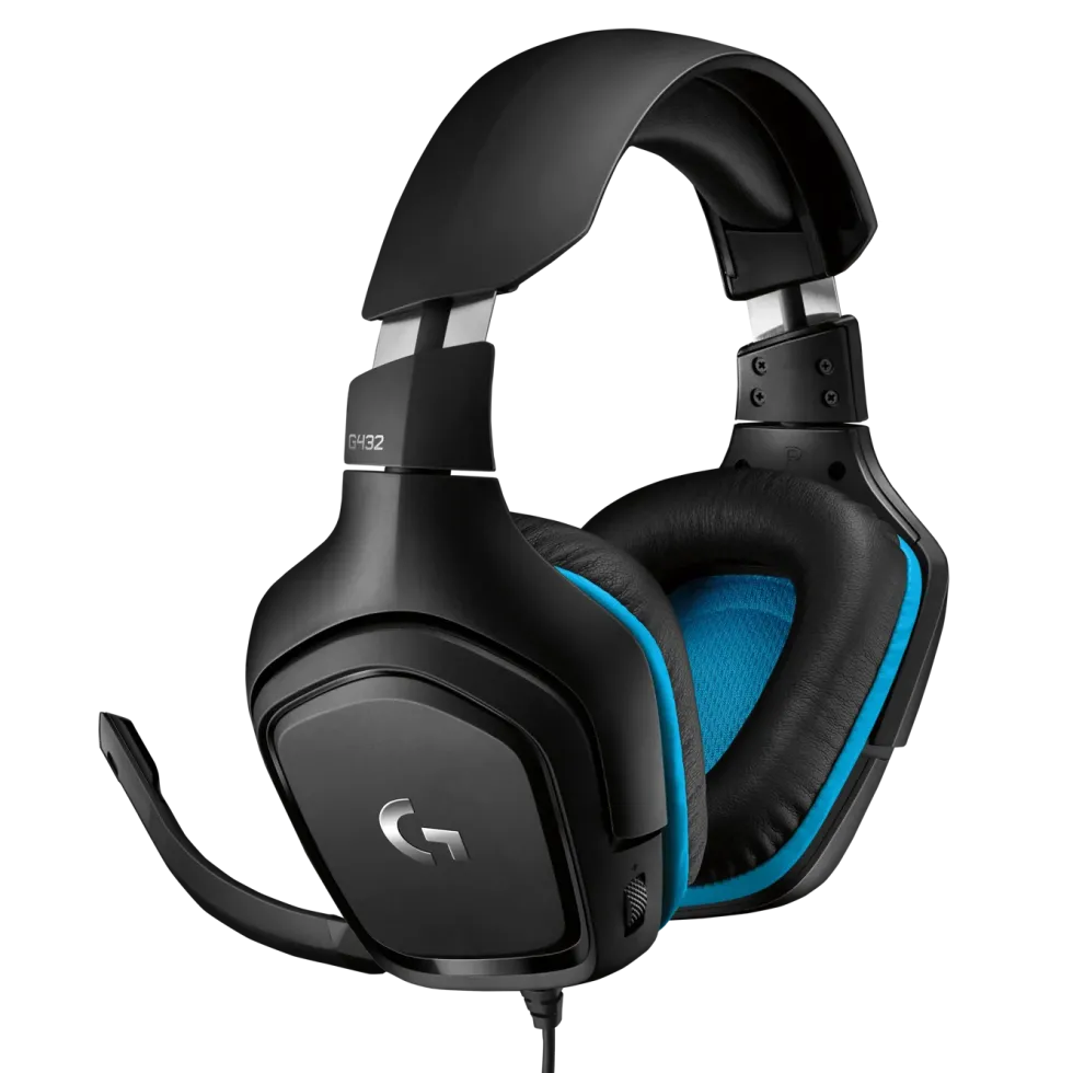 Logitech G 432 Gamingheadset med surroundlyd