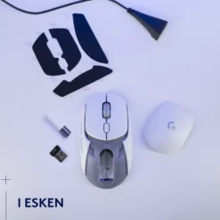Logitech G G309 Lightspeed Trådløs datamus Hvit