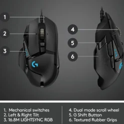 Logitech G 502 Hero Profesjonell gamingmus