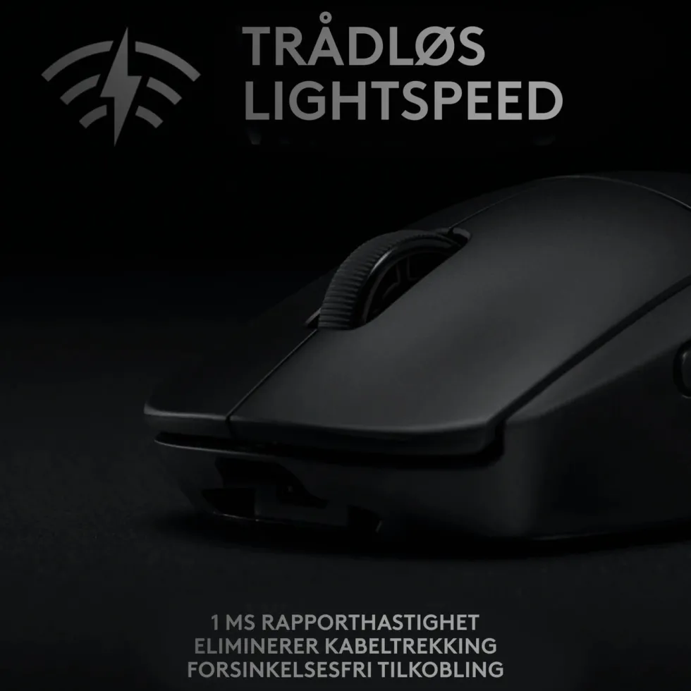 Logitech G Pro Trådløs gaming-mus for proffene