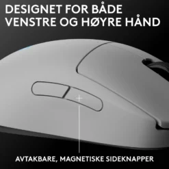 Logitech G Pro 2 Trådløs gamingmus for proffer Hvit