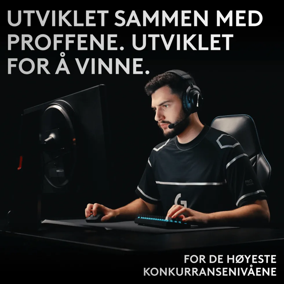 Logitech G PRO X 60 Lightspeed Trådløst gamingtastatur Tactile White