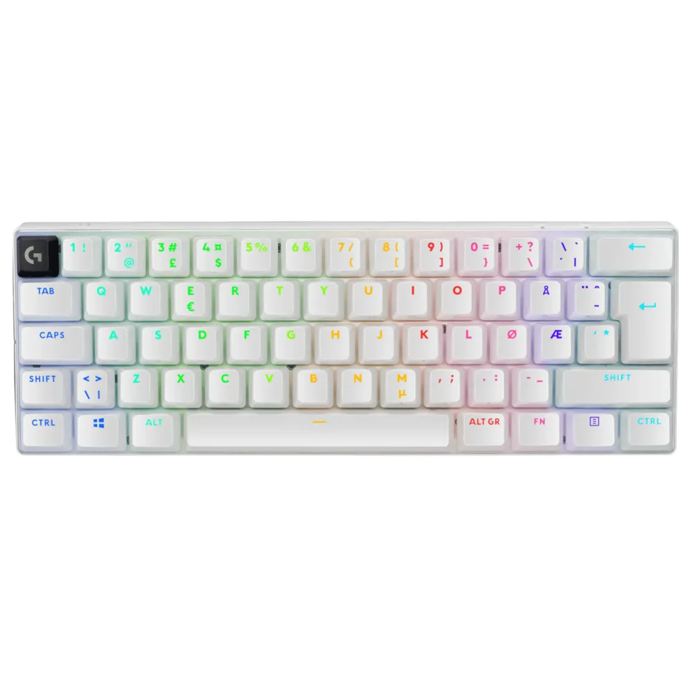 Logitech G PRO X 60 Lightspeed Trådløst gamingtastatur Tactile White