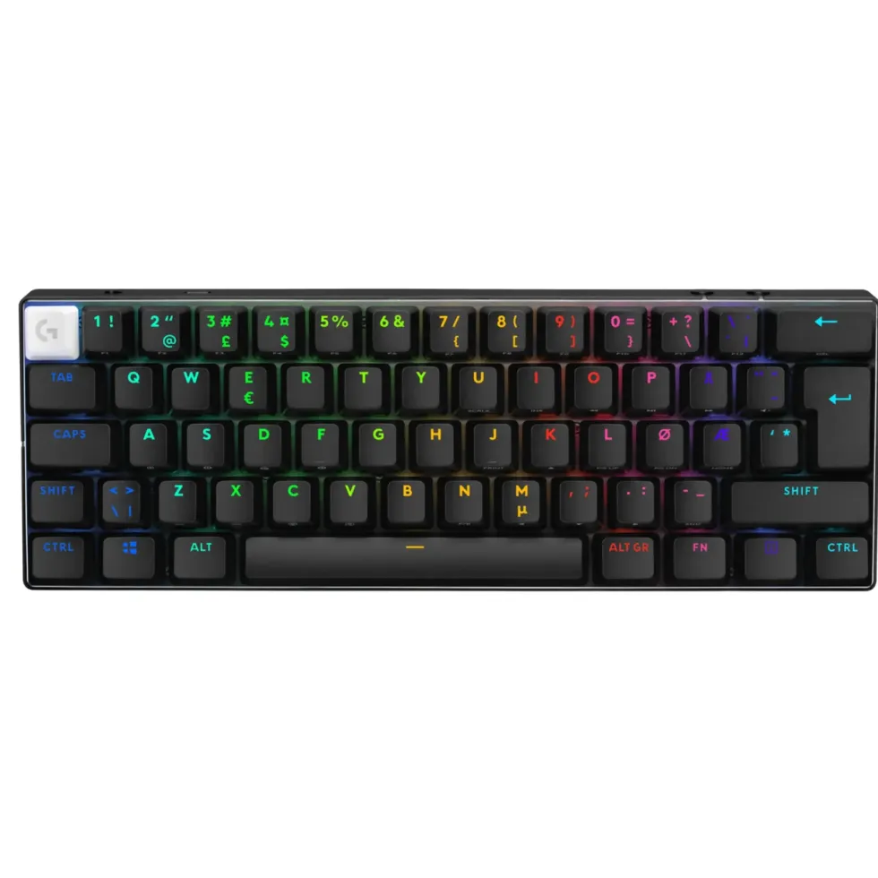 Logitech G PRO X 60 Lightspeed Trådløst gamingtastatur Linear Black