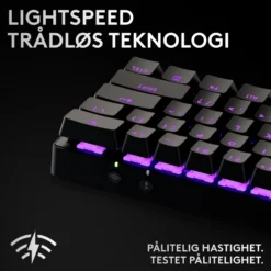 Logitech G PRO X 60 Lightspeed Trådløst gamingtastatur Linear Black