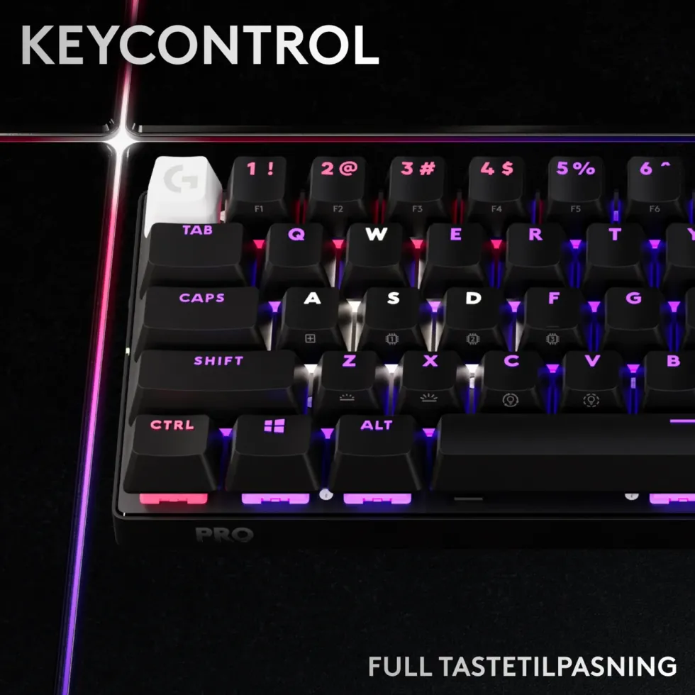 Logitech G PRO X 60 Lightspeed Trådløst gamingtastatur Linear Black