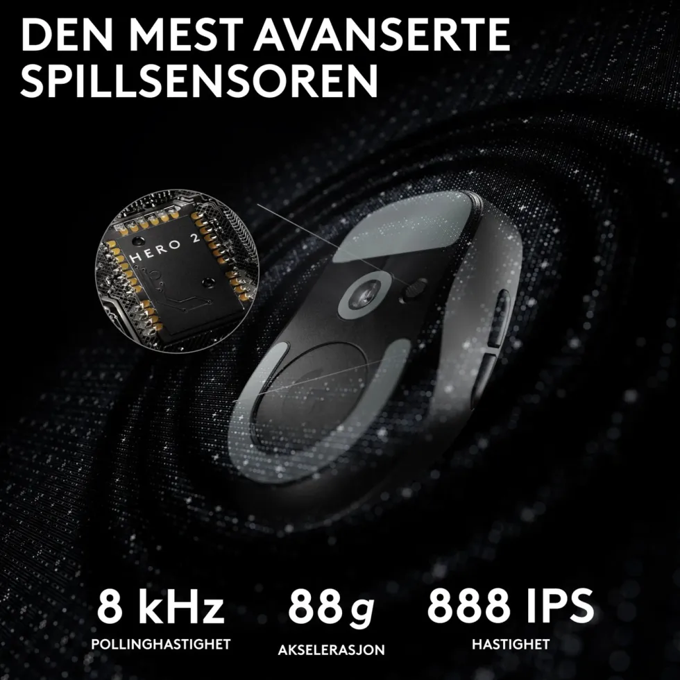 Logitech G Pro X Superlight 2 Trådløs mus