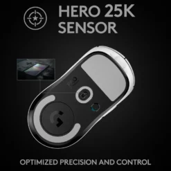 Logitech G Pro X Superlight Trådløs gamingmus Hvit