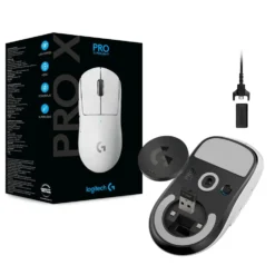 Logitech G Pro X Superlight Trådløs gamingmus Hvit