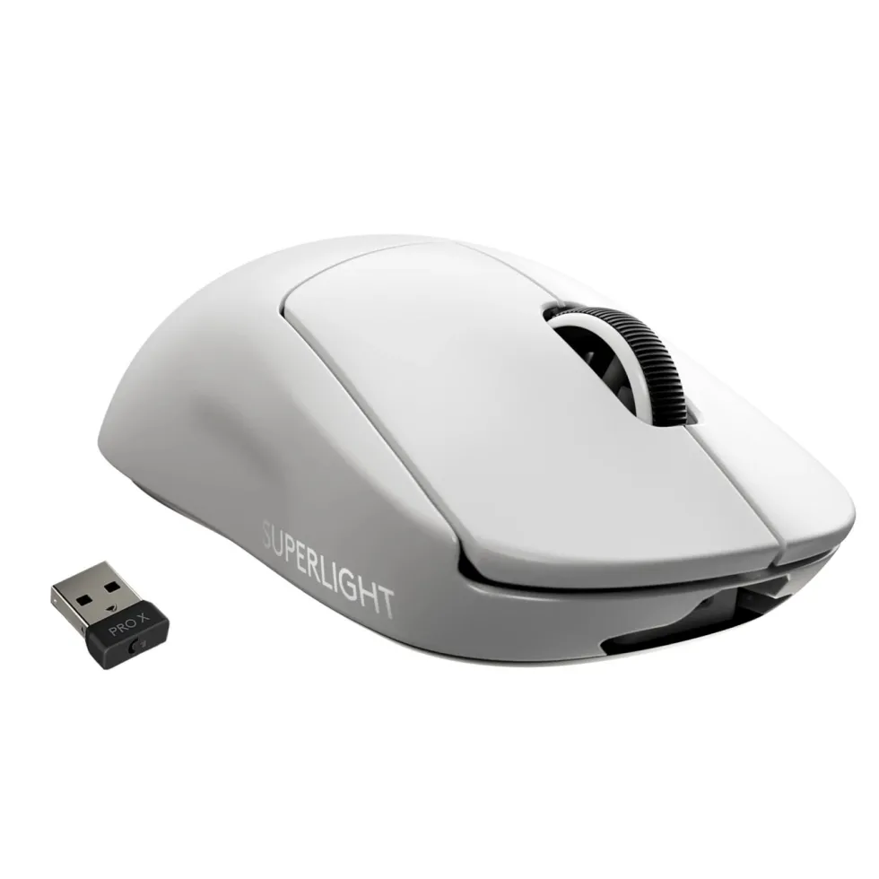 Logitech G Pro X Superlight Trådløs gamingmus Hvit