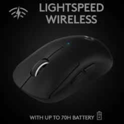 Logitech G Pro X Superlight Trådløs gamingmus Svart
