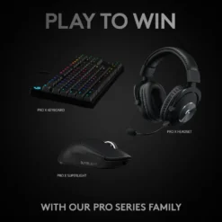Logitech G Pro X Superlight Trådløs gamingmus Svart