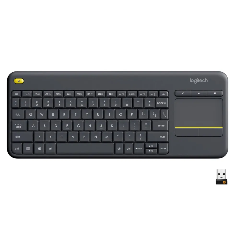 Logitech K400 Plus Trådløst tastatur med Touchpad