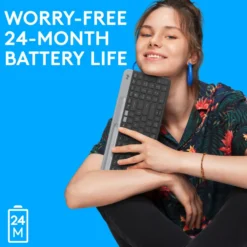 Logitech K580 Slim Trådløst tastatur