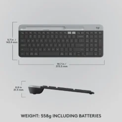 Logitech K580 Slim Trådløst tastatur