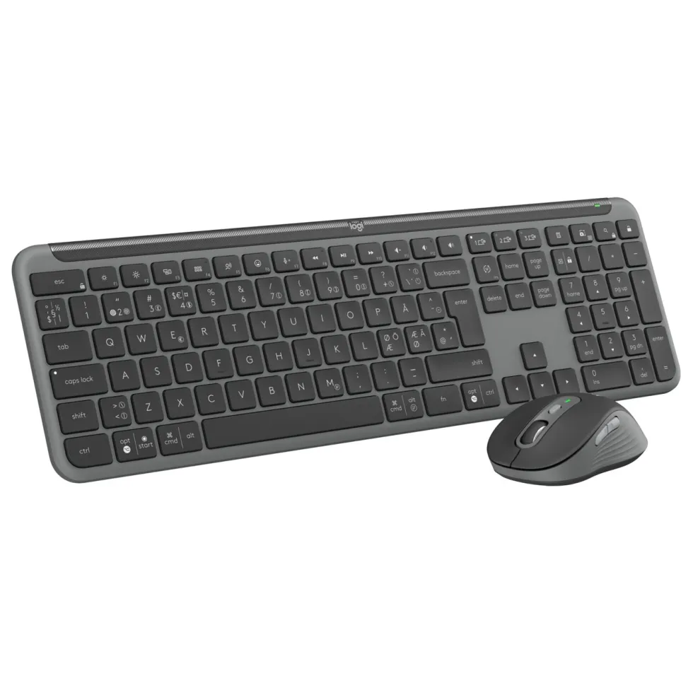 Logitech MK950 Signature Slim Trådløst tastatur og mus