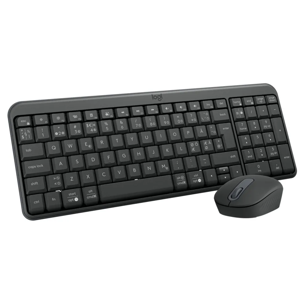 Logitech MK250 Trådløst tastatur med mus