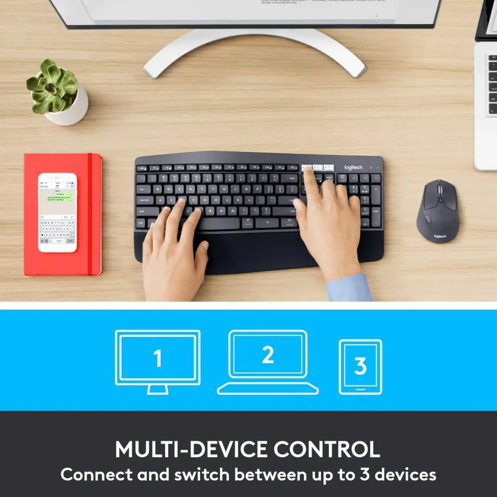 Logitech MK850 Trådløst tastatur og mus