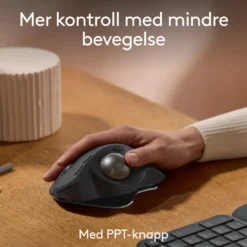 Logitech MX Ergo S Ergonomisk mus med styrekule