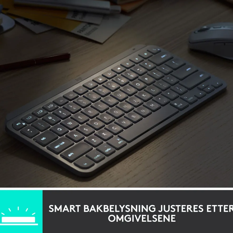 Logitech MX Keys Mini Trådløst tastatur Grå