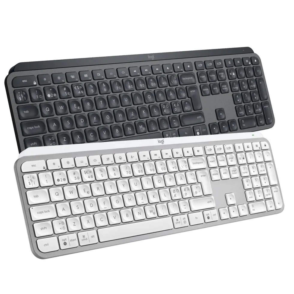 Logitech MX Keys S Trådløst tastatur Pale Grey