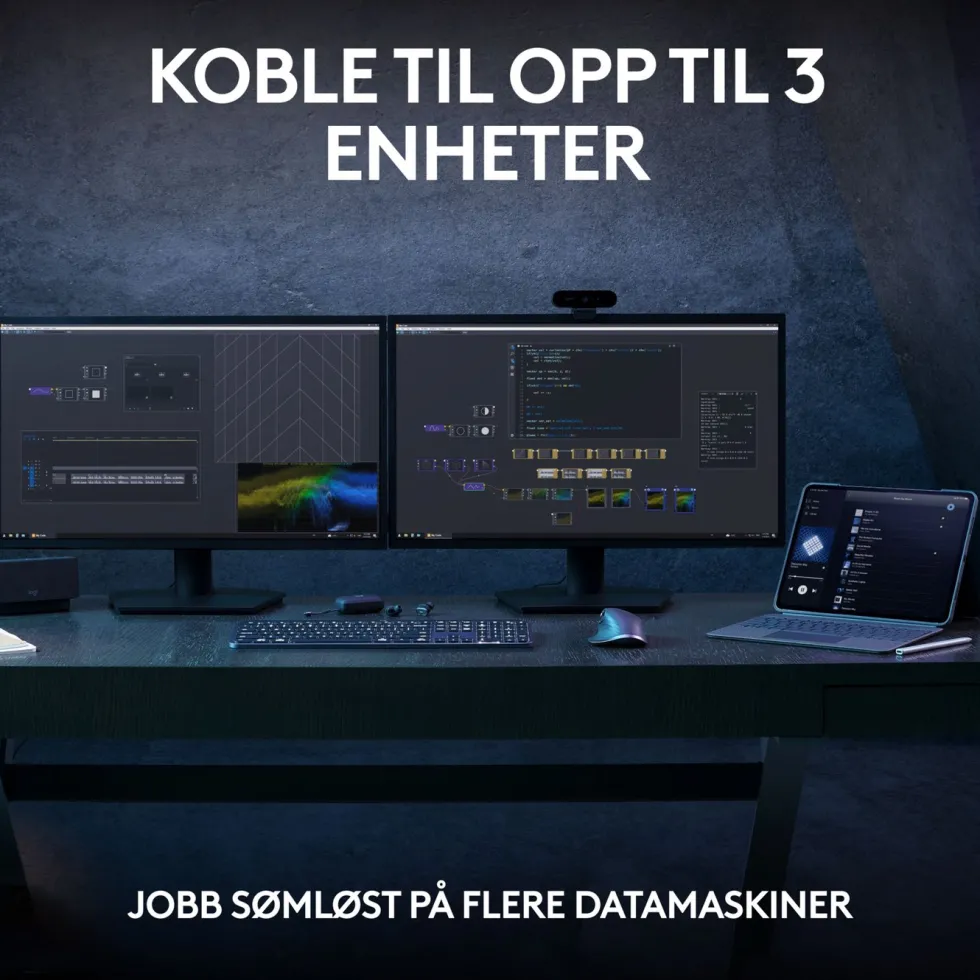 Logitech MX Keys S Trådløst tastatur Graphite