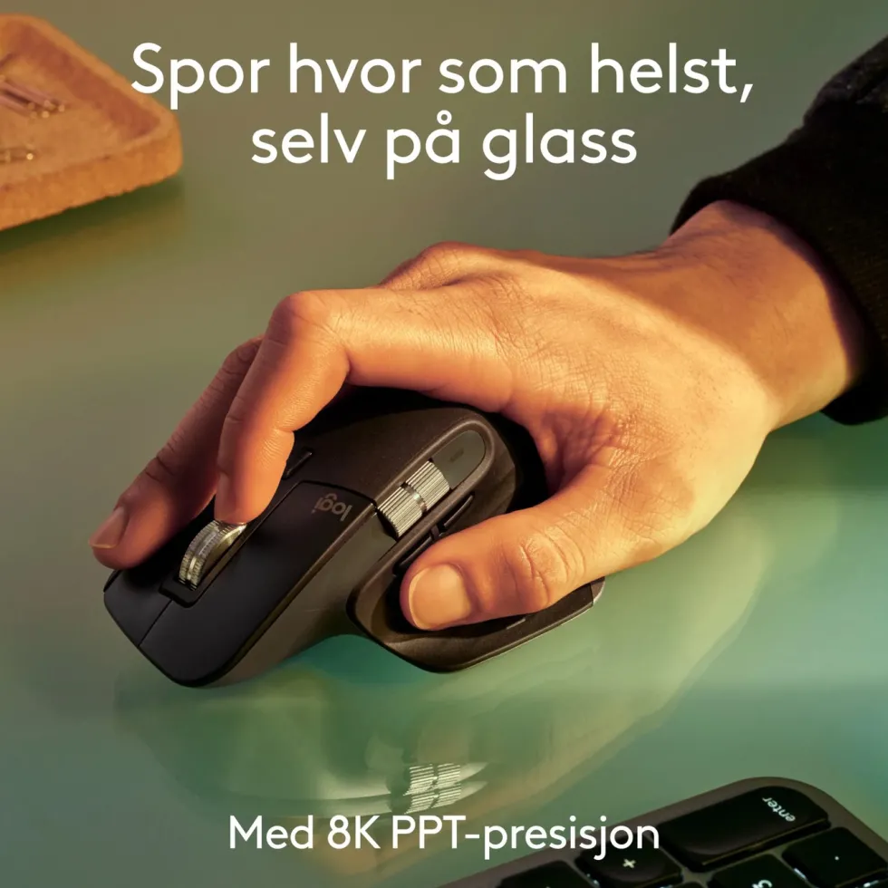 Logitech Mx Master 3s Trådløs datamus Grafitt, Bluetooth-utgave
