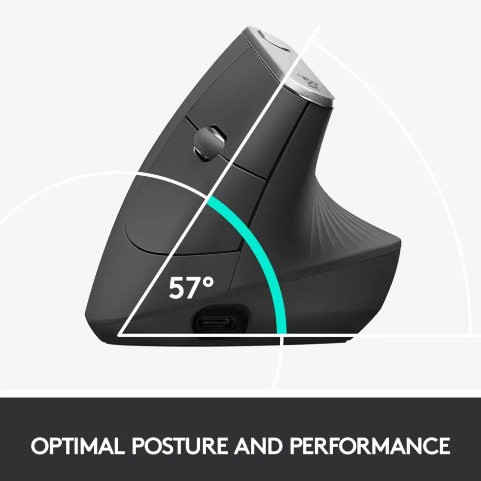 Logitech MX Vertical Trådløs datamus
