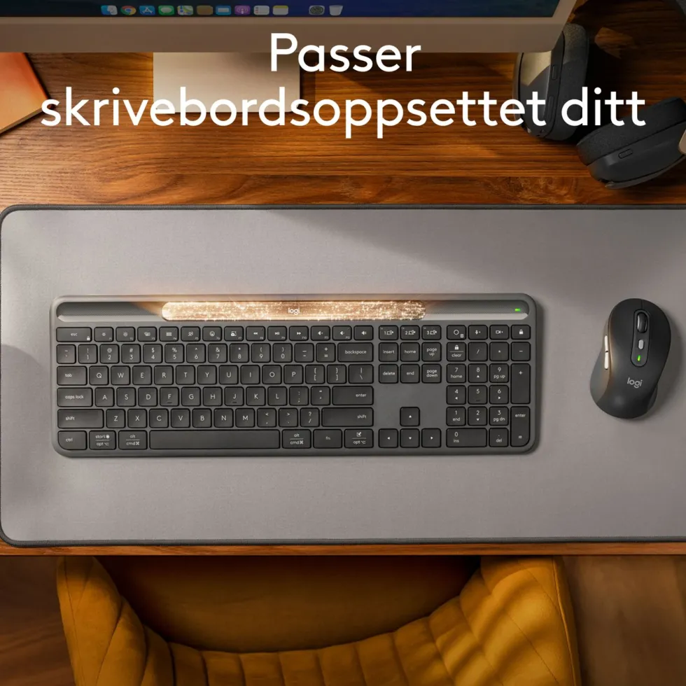 Logitech Signature Slim Solar+ Trådløst tastatur
