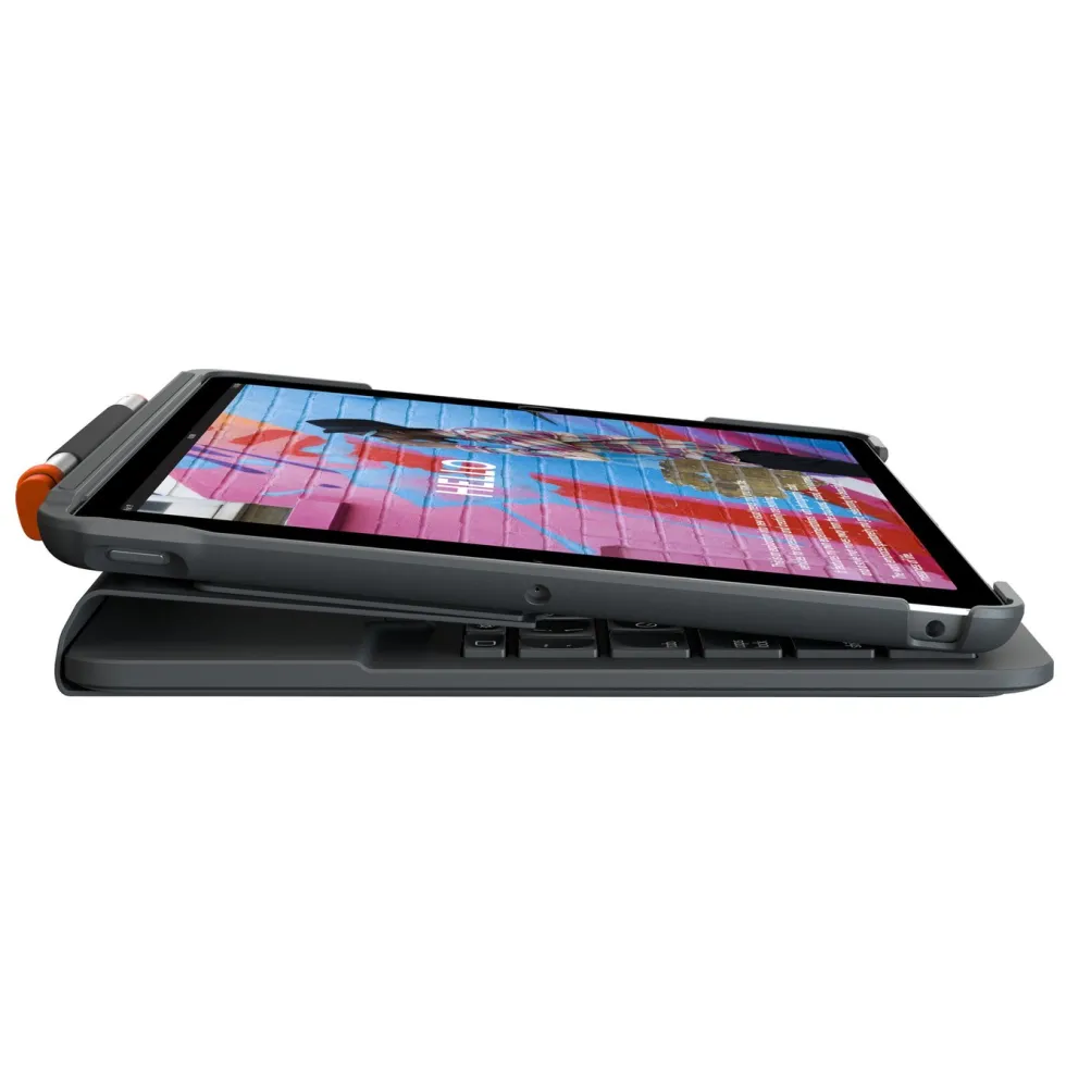 Logitech Slim Folio Tastaturetui for iPad 10,2", Air 3. gen og Pro 10,5"