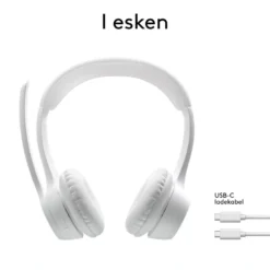 Logitech Zone 300 Trådløst headset Off-white