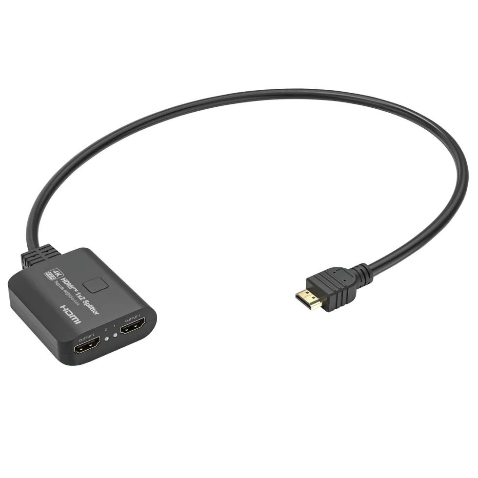 Luxorparts Aktiv HDMI-splitter 2-veis