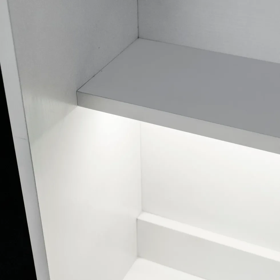 Luxorparts Aluminiumsprofil - utenpåliggende for LED-lister