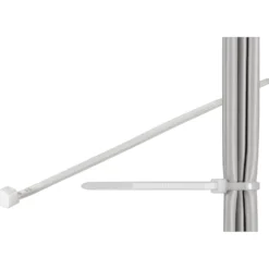 Luxorparts Buntebånd 300 x 4,8 mm 100-pk. gjennomsiktig