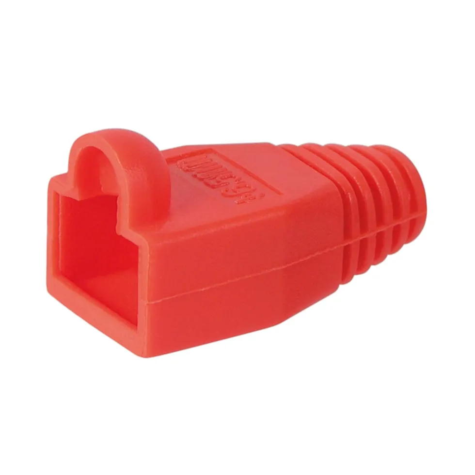 Luxorparts Bøyebeskyttelse RJ-45 Rød