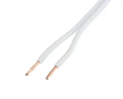 Luxorparts Høyttalerkabel 1,5 mm², hvit 25 m