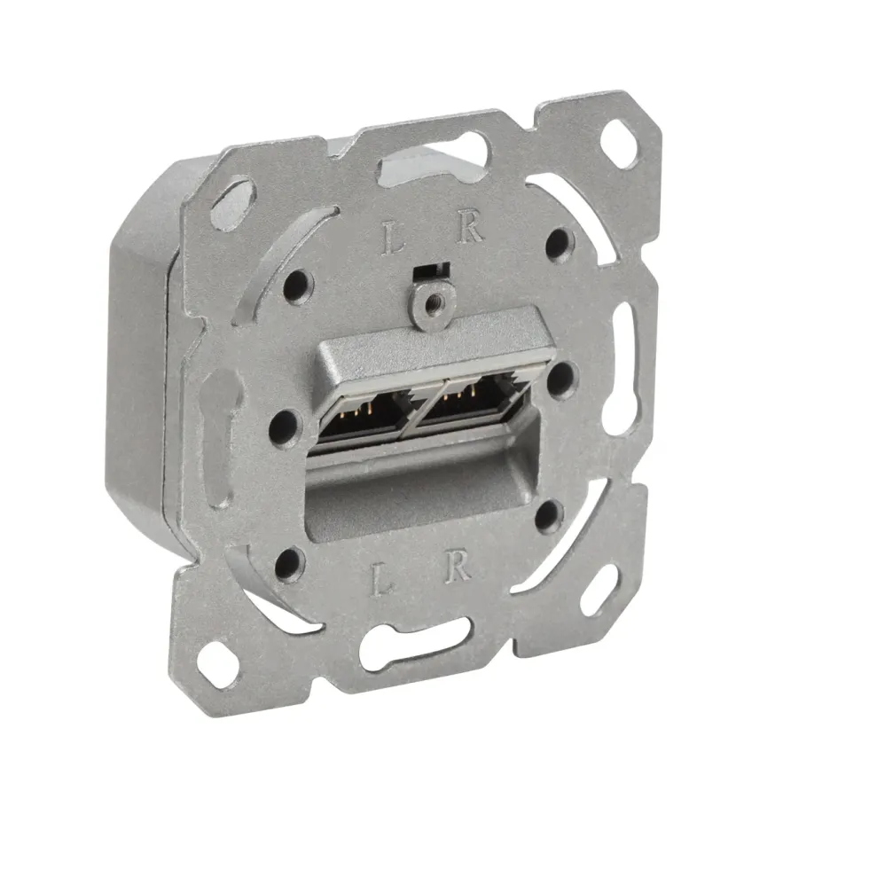 Luxorparts Innfelt FTP-nettverksuttak Cat. 6 2-ports