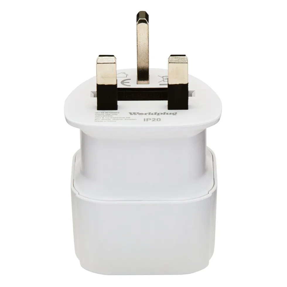 Luxorparts Jordet reiseadapter Storbritannia