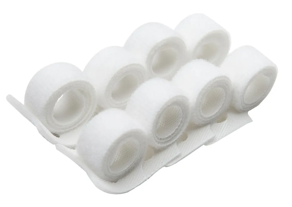 Luxorparts Kabelsamler 8-pk. Hvit