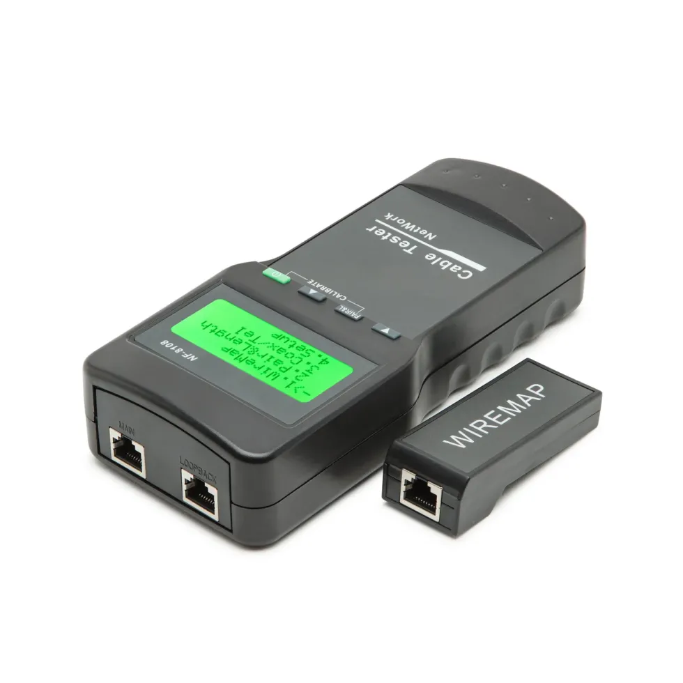 Luxorparts Kabeltester med LCD for nettverkskabel