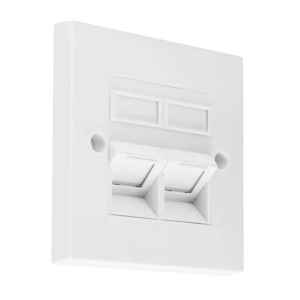 Luxorparts Keystone-vegguttak vinklet