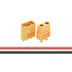 Luxorparts Kontaktsett XT60 med krympeslange - 10 par