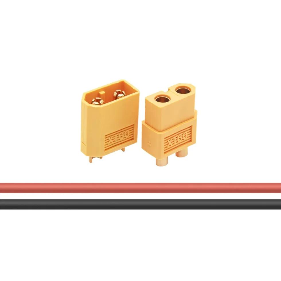 Luxorparts Kontaktsett XT60 med krympeslange - 10 par