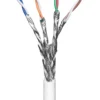 Luxorparts Myk S/FTP-nettverkskabel Cat. 6 Hvit 100 m