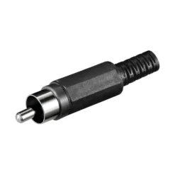 Luxorparts RCA-kontakt, hann Svart