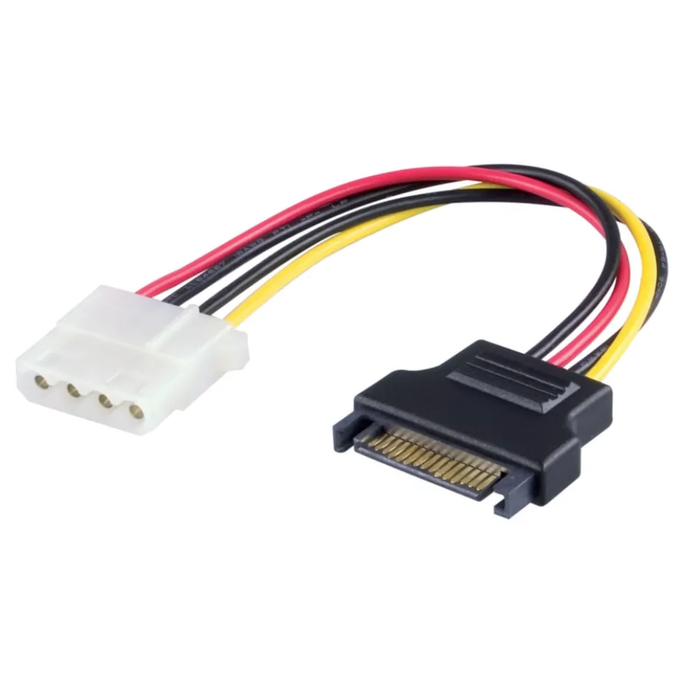 Luxorparts SATA-strømadapter til Molex 4-pin
