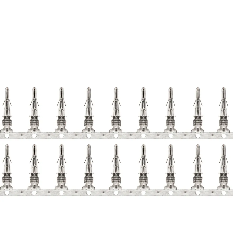 Luxorparts Sortimentboks med kontaktpar med hurtiglås 12-pk.