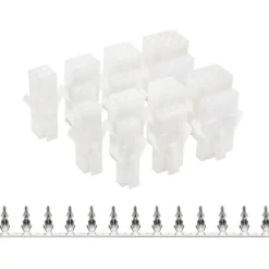 Luxorparts Sortimentboks med kontaktpar med hurtiglås 12-pk.