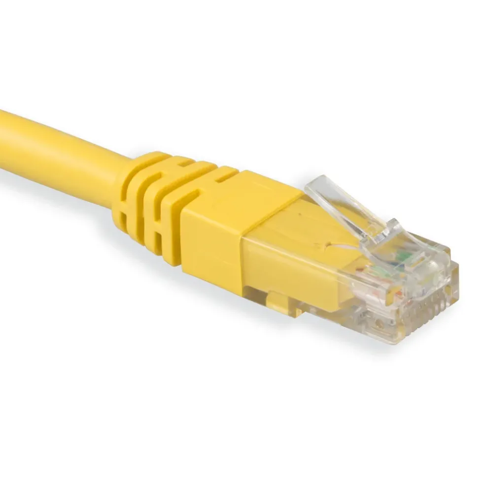 Luxorparts UTP-nettverkskabel Cat. 6 Gul 1,0 m